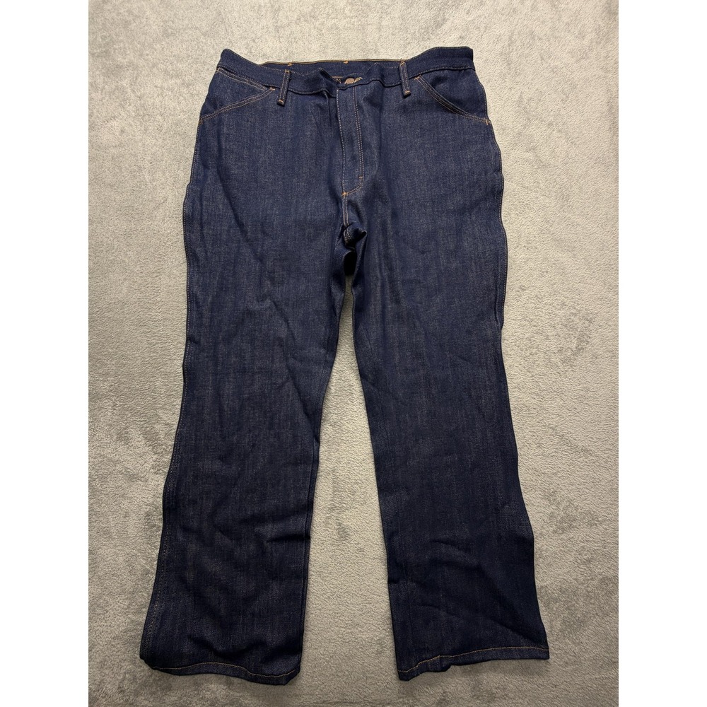 Red Kap Jeans Mens‎ 42x30 Blue Straight Leg 100% Cotton Denim Workwear PD52DNO